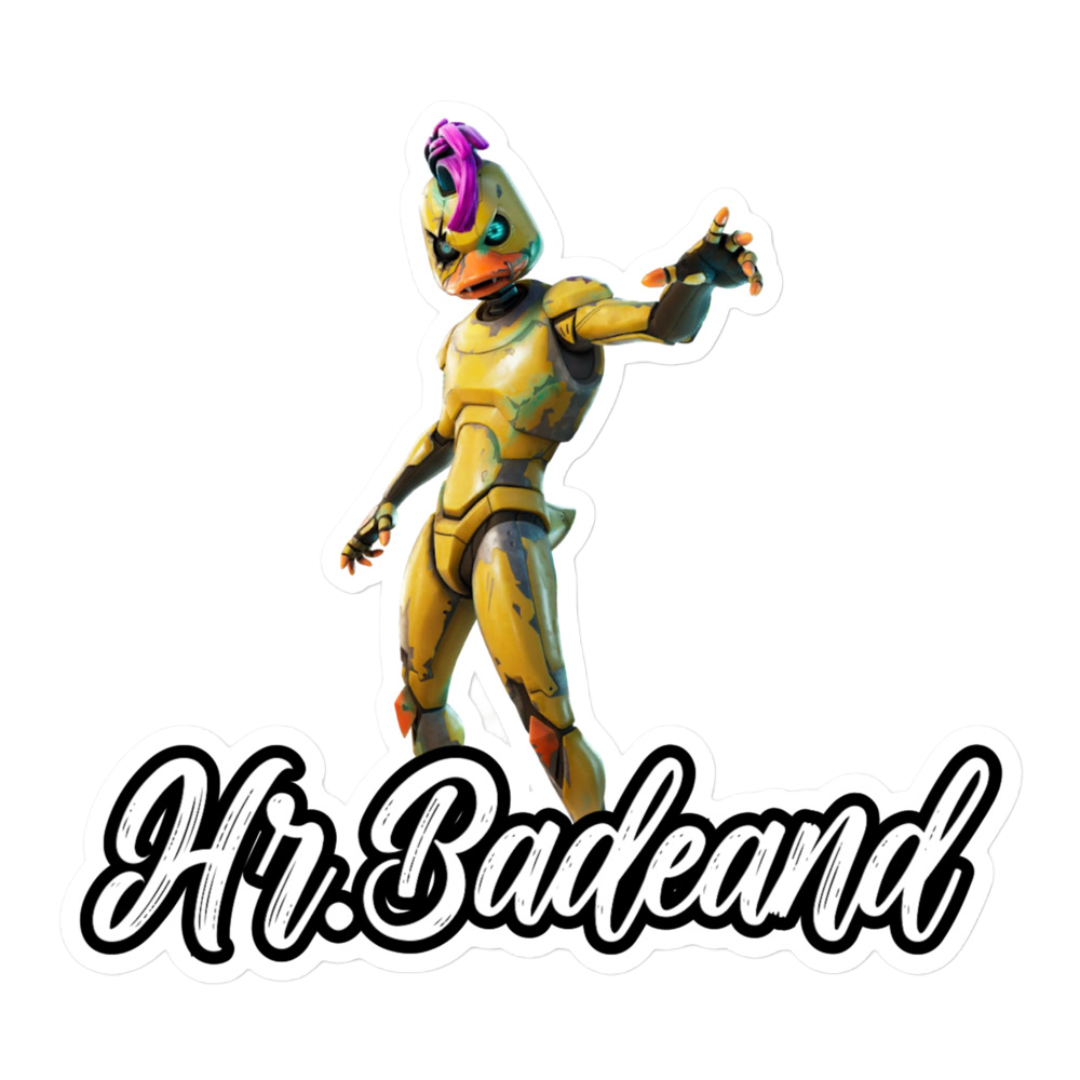 Hr.Badeand Klistermærke